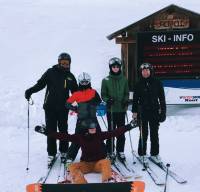 Familie Mulder op skivakantie